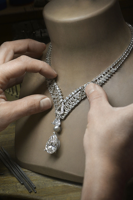 Cartier Royal 系列鑽石項鍊。